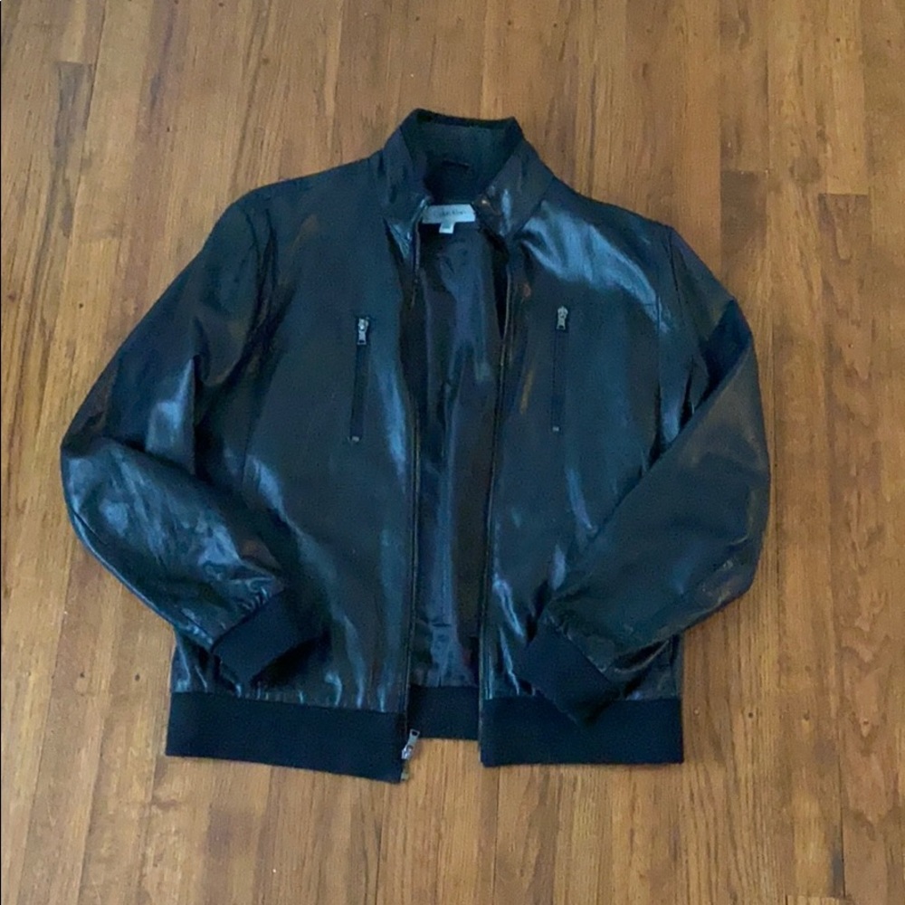 Men’s Calvin Klein Leather Jacket